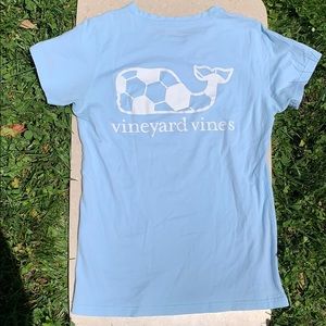 Vineyard Vines Light Blue Soccer Tee
